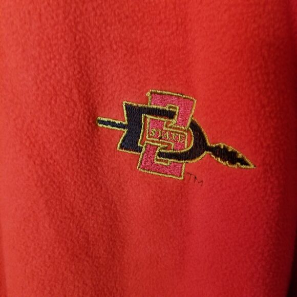 SDSU San Diego Aztecs Pullover Sweatshirt Quarter Zip Adult Small - Picture 3 of 9